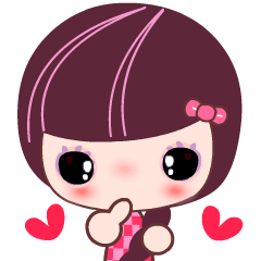 [LINEスタンプ] I love the Darling girl 2