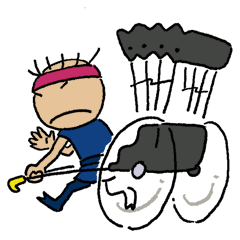 [LINEスタンプ] 人力車のえびす屋「えびすけ」スタンプ