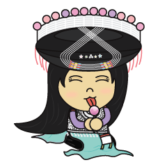 [LINEスタンプ] I am Lisu - Girl Word (V.1)