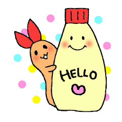 [LINEスタンプ] えびふりゃこ