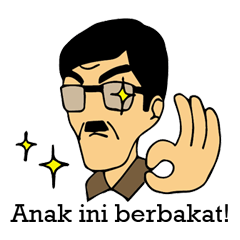 [LINEスタンプ] Teachers (Indonesian)