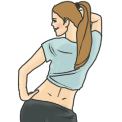 [LINEスタンプ] let`s Fitness together