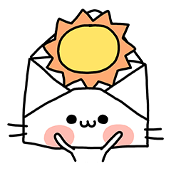 [LINEスタンプ] message cat.