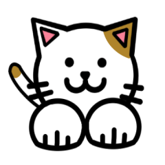 [LINEスタンプ] ねこのビスケット