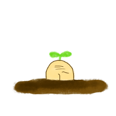 [LINEスタンプ] 謎の芽ぬいたらじじいでてきた