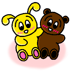 [LINEスタンプ] Little Rabbit ＆ Little Goodgood