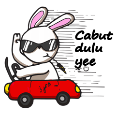 [LINEスタンプ] Undulbit the cute rabbit