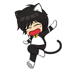 [LINEスタンプ] Katza Meow Meow 2 (v.eng)