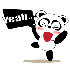 [LINEスタンプ] Panda Cool2.