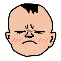 [LINEスタンプ] baby say