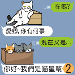 [LINEスタンプ] Meow Star to help2~Occupy Chat