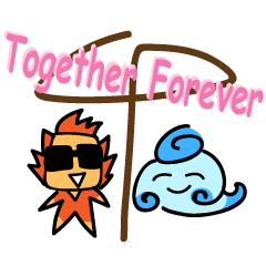 [LINEスタンプ] North Wind and Sun