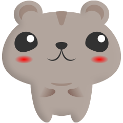 [LINEスタンプ] Hamster_little