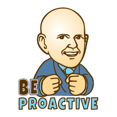 [LINEスタンプ] Mr. Proactive