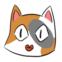 [LINEスタンプ] ミケネコ(？)01