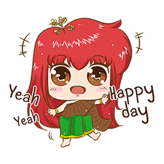 [LINEスタンプ] Takean Thai Nymph