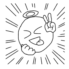 [LINEスタンプ] ハイテンション天使