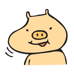 [LINEスタンプ] ぶたくんっていいな