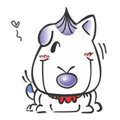 [LINEスタンプ] mootoo naughty puppy