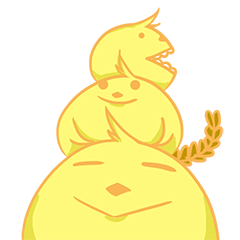 [LINEスタンプ] we are millet！