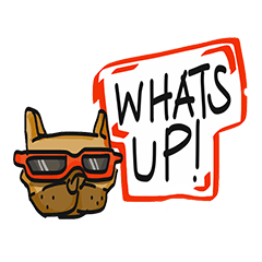 [LINEスタンプ] Frenchie Funny Dog