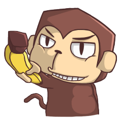 [LINEスタンプ] Ho-Lan Part-2, Ho-Lan and banana