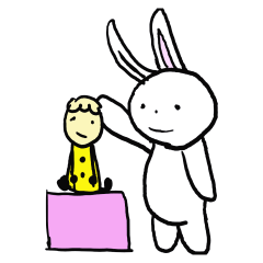 [LINEスタンプ] うさくんとパンタロウ