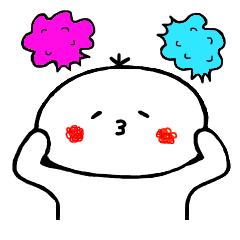 [LINEスタンプ] きなこがはしゃいでるスタンプ