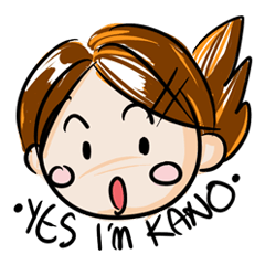 [LINEスタンプ] Kano San