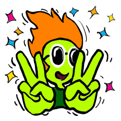 [LINEスタンプ] X-WORM ＆ FRIEND II