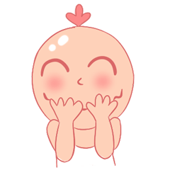 [LINEスタンプ] One Day of A Pink Baby