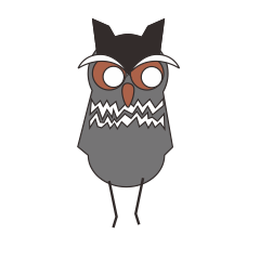 [LINEスタンプ] Mr.Owl ＆ Miss.Muntjac