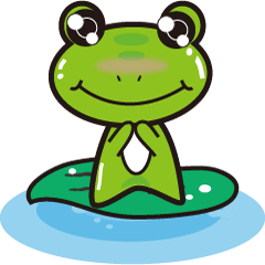 [LINEスタンプ] Attitude to life for four frog