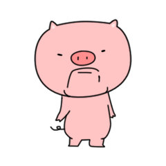 [LINEスタンプ] 豚のぶーやん
