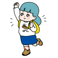 [LINEスタンプ] Girl's little trivial life