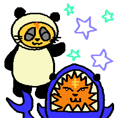 [LINEスタンプ] Hemit crab cat twins3