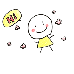 [LINEスタンプ] てがきさん