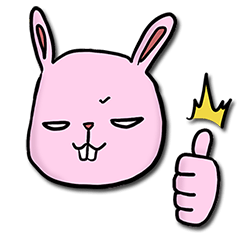 [LINEスタンプ] Sam - The Rabbit