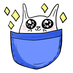 [LINEスタンプ] Pocket bunny