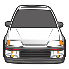 [LINEスタンプ] SD CAR V.4 ENG