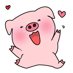 [LINEスタンプ] PigPink