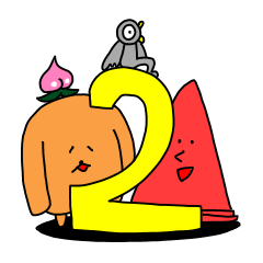 [LINEスタンプ] 犬とコーンとももとトリ2