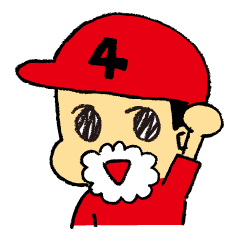 [LINEスタンプ] 走れ！4くん