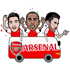 [LINEスタンプ] The Awesome Arsenal FC Sticker Pack！