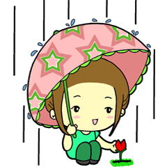 [LINEスタンプ] Midori's Day