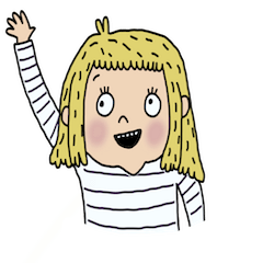 [LINEスタンプ] Funny blondie