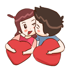 [LINEスタンプ] The Cute Lovers