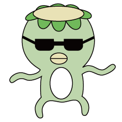 [LINEスタンプ] Kappa's Planet 