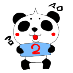 [LINEスタンプ] まろパンダ 2