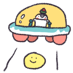 [LINEスタンプ] cgua's here